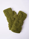 Floral Crochet Handwarmer. HW7001: Beige