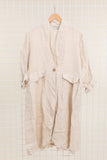 Jacket 62411 100% linen made in Italy: Bordeaux
