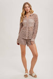 CROCHET SHORTS: MUSHROOM / M