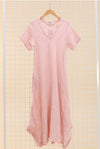 100% Linen Dress REF. 3647: Khaki