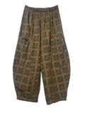 28403 CORDUROY PANTS WITH POCKETS, 100% COTTON: CHOCO
