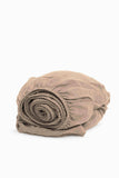 Pure Linen Fitted Sheet – Effortless Bed Style: Cinnamon Brown / US Queen