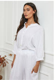 100% Linen Shirt REF. 9230: Khaki