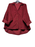 48902 FINE-WALE CORDUROY SHIRT: MARINE