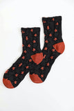 Eco-Friendly Jacquard Star Design Socks 🌟: White