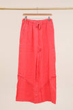 100% Linen Trousers REF. 5105: Green