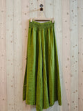 REF 30201 WIDE LEG LINEN PANTS 100%: CAMEL