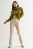 Lounge Layer Long Sleeve Turtleneck: CAMO GREEN / S:M:L (2:2:2)
