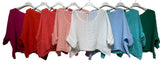 18415 TOP IN LINEN SPRING SUMMER CLOTHING: OLIVE