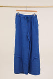 100% Linen Trousers REF. 5105: White