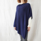 RISI Luxury Merino Cowl Poncho: Burnt Orange