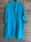 Jacket 62411 100% linen made in Italy: Rouille