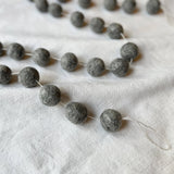 TARUTSHA Boho Felt Ball Pompom Garlands 200cm: 2.5cm / Autumn