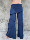 Wide Leg Panel Pants: Brass / S