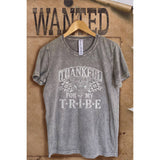 FALL SEASON MINERAL WASH VINTAGE  GRAPHIC  TEE: YAM / XL