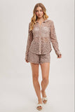 CROCHET SHORTS: MUSHROOM / M