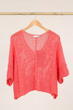 Cotton knit sweater 1916 100% LINEN: Kaki