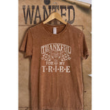 FALL SEASON MINERAL WASH VINTAGE  GRAPHIC  TEE: DOVE GREY / S