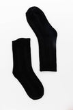 Cushioned Comfort: Women’s Cotton Terry Crew Socks: Rust