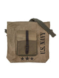 US Navy Unisex Recycled Military Tent Crossbody