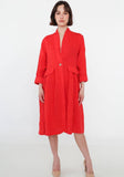 1142 SPRING SUMMER CLOTHING LINEN JACKET: MUSTARD