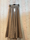 REF 30201 WIDE LEG LINEN PANTS 100%: CAMEL