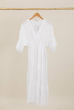 Linen dress REF. 72341: Wasabi