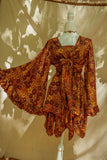 Hippie Bohemian Fairy Dress, Elastic Fairy Skirt: Green / Forest Fairy / Sleeveless Dress Only / PLUS