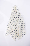 Light Printed Small Pattern Neck Scarf: Star