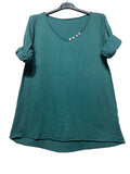 69461 BASIC COTTON TSHIRT: CAMEL