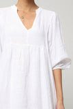100% linen dress REF. 1109: Khaki