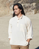 Solid Cotton Kurta: Bronze / Medium
