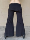 Wide Leg Panel Pants: Brass / L