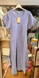100% Linen Dress REF. 3647: Khaki