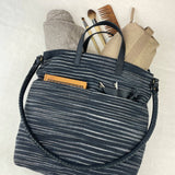 RISI Luxury Merino Cowl Poncho: Charcoal Grey