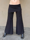 Wide Leg Panel Pants: Brass / L