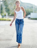 Absolutely Rosey Mid-Rise Jeans: Denim / 29