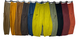 28403 CORDUROY PANTS, 100% COTTON: OLIVE