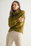 Lounge Layer Long Sleeve Turtleneck: CAMO GREEN / S:M:L (2:2:2)