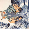Cotton Kimono Bathrobe Frida Cardigan Dressing Gown Blue Owl