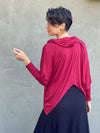 Dolman Cowl Top: Moss / O/S