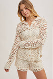 CROCHET SHORTS: MUSHROOM / M