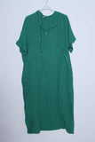 Short Dresses in 100% Linen REF. 1493: Pink / Unique