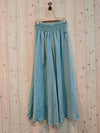 REF 30201 WIDE LEG LINEN PANTS 100%: CAMEL
