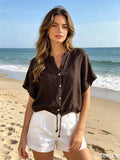 Linen shirt REF. 7359: Vert Canard