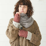 VARGA Unisex Banana Yarn Wristwarmers: Saffron Orange