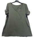 69461 BASIC COTTON TSHIRT: CAMEL