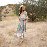 Timeless Long Jhabla Dress - Elegant & Chic (NEW COLOR WAY) : SAND / REGULAR (S-M-L-XL 2-2-2-1)