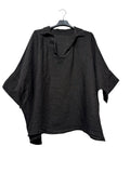 6848 LINEN TUNIC: MOUTARDE
