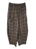 28403 CORDUROY PANTS WITH POCKETS, 100% COTTON: Bordeaux